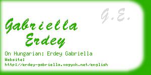 gabriella erdey business card